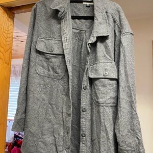 American Eagle Outfitters Black Utility Jacket